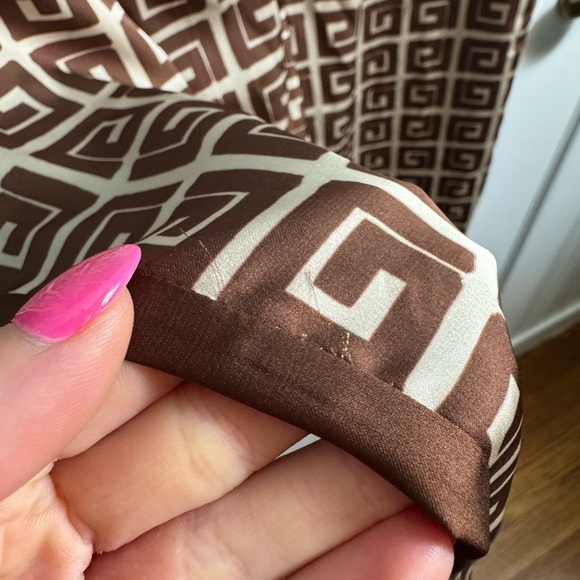 NWT Hansen & Gretel Bille Pant Geo Stamp Brown Wide Leg Size XL - Picture 7 of 16